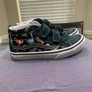 Vans Sk8-Mid Reissue Dinosaur Print Kids Size 2.0